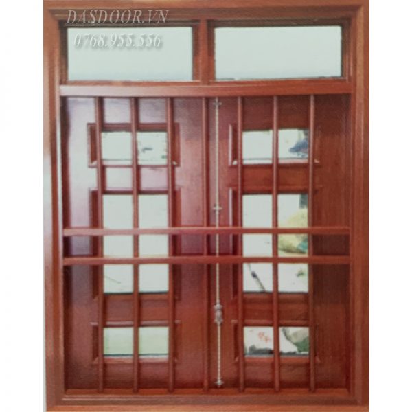 Cửa Sổ Thép Vân Gỗ Hai Cánh ACS2.2