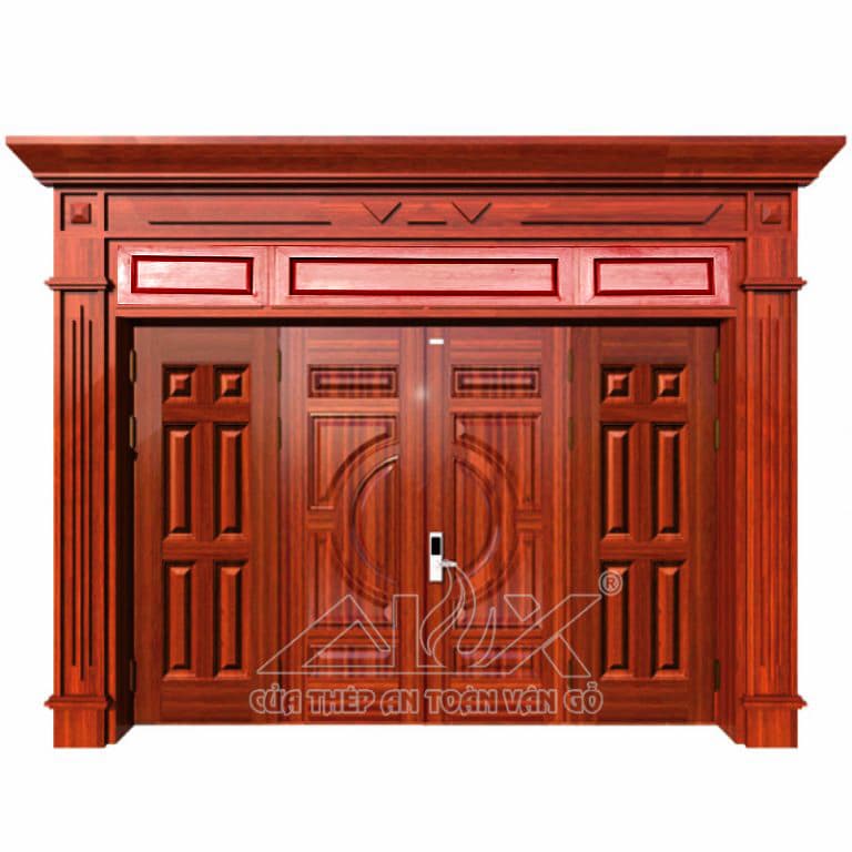 cửa thép vân gỗ