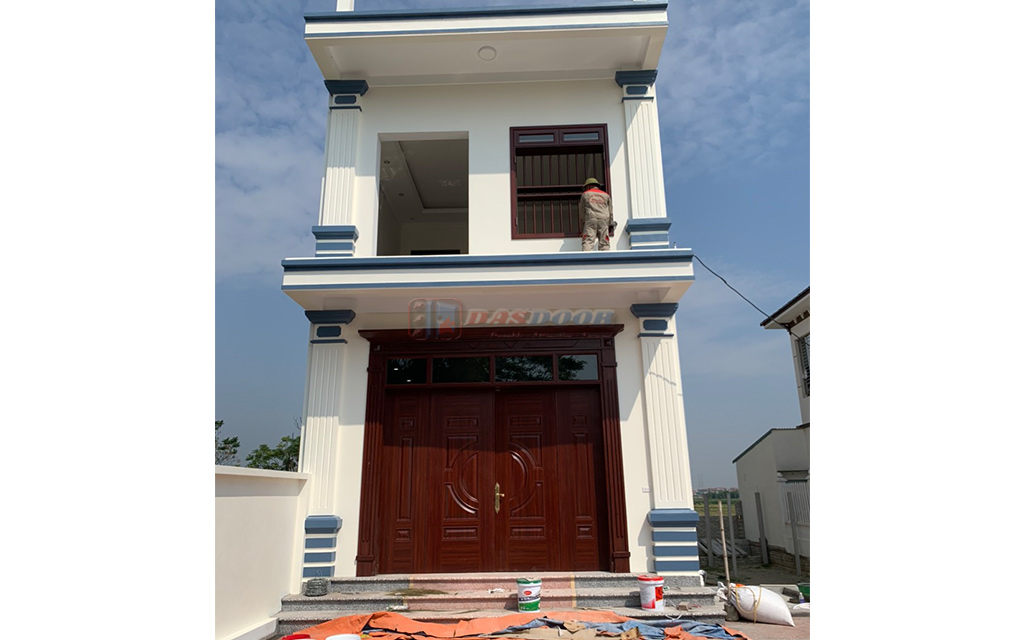 Cửa Thép Vân Gỗ Tại Thuận An - Bình Dương