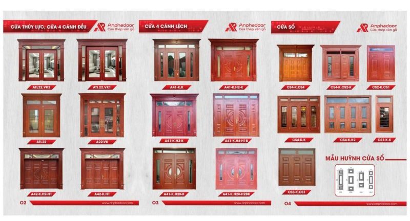 Banner Cửa Thép Vân Gỗ